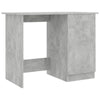 Ami Office Desk | 1 Drawer & Cabinet Door | Gray Wood | Chrome Handle