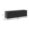 Jer Outdoor Storage Box with Gas Lift, 79 Inch Black Rattan Woven