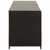 Jer Outdoor Storage Box w Gas Lift | 79’’ Brown Rattan Woven BM339659