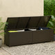 Jer Outdoor Storage Box w Gas Lift | 79’’ Brown Rattan Woven BM339659