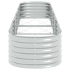 Bery Outdoor Garden Raised Bed | Silver Galvanized Steel | 158’’ Round Edges BM339662