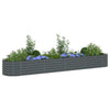 Bery Outdoor Garden Raised Bed | Gray Galvanized Steel | 158’’ BM339663