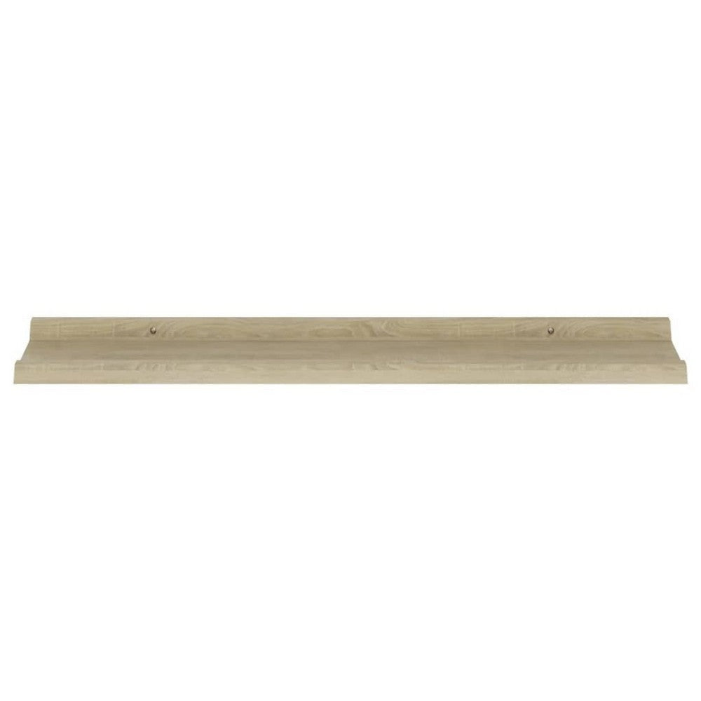 Wall Mounted 31’’ Floating Decorative Shelves Set of 2 | Sonoma Oak Brown BM339667