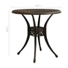 Outdoor Table | 31’’ Round Top & Curved Legs | Bronze Aluminum BM339672
