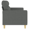 Modern 3-Seater Sofa in Dark Gray Polyester | 78’’ Minimalist Look BM339674