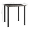 Gary Garden Dining Table | 28’’ Square Glass Top | Gray Rattan BM339678
