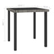 Gary Garden Dining Table | 28’’ Square Glass Top | Gray Rattan BM339678