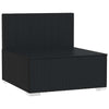 Sify Outdoor Garden Modular Middle Sofa Chair | Aqua Blue | 28" Black