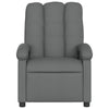 Dery Manual Recliner Chair w Massage | Side Pocket | Dark Gray Polyester BM339682