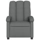 Dery Power Reclining Massage Chair | Side Pocket | Dark Gray Polyester BM339683