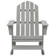 Ava Outdoor Garden Rocking Chair | High Slatted Back | Gray Natural Wood