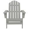 Ava Outdoor Garden Chair | High Slatted Back | Wide Arms | Gray Natural Wood BM339691