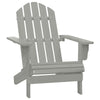 Ava Outdoor Garden Chair | High Slatted Back | Wide Arms | Gray Natural Wood