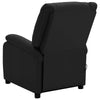 Keo Manual Reclining Massage Chair | Padded Arms | Black Faux Leather BM339692