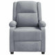 Keo Manual Reclining Massage Chair | Padded Arms | Light Gray Fabric BM339694
