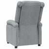 Keo Manual Reclining Massage Chair | Padded Arms | Light Gray Fabric BM339694