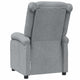 Keo Manual Reclining Massage Chair | Padded Arms | Light Gray Fabric BM339694