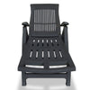 Reny Outdoor Foldable Sun Lounger | Adjustable Back | Black BM339696