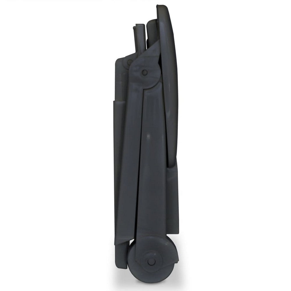 Reny Outdoor Foldable Sun Lounger | Adjustable Back | Black BM339696