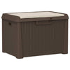 Jely Outdoor Garden Storage Box w Seat Cushion | 29" | Brown