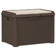 Jely Outdoor Garden Storage Box w Seat Cushion | 29" | Brown