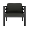 Xem Outdoor Sofa Chair | Fiberfill Seat & Back Cushions | Anthracite Black BM339705