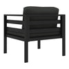 Xem Outdoor Sofa Chair | Fiberfill Seat & Back Cushions | Anthracite Black BM339705