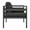 Xem Outdoor Sofa Chair | Fiberfill Seat & Back Cushions | Anthracite Black BM339705