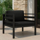 Xem Outdoor Sofa Chair | Fiberfill Seat & Back Cushions | Anthracite Black BM339705
