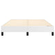 Yeri Full Size Bed Frame| White Faux Leather| Low Profile Legs BM339707