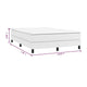 Yeri Full Size Bed Frame| White Faux Leather| Low Profile Legs BM339707