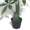 Sarge 33’’ Artificial Silk Plant w 175 Green Leaves | Painted Wood BM339709