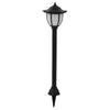 Myna Outdoor Solar-Power Lamp Set of 3 | White LED | Classic Black Finish BM339711