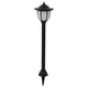 Myna Outdoor Solar-Power Lamp Set of 3 | White LED | Classic Black Finish BM339711