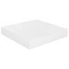Hannah Floating Wall Shelf Set of 2 | 9x9’’ High gloss White Honeycomb | Metal BM339715