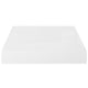 Hannah Floating Wall Shelf Set of 2 | 9x9’’ High gloss White Honeycomb | Metal BM339715