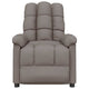 Dino Manual Recliner Massage Chair w Adjustable Headrests | Taupe BM339725