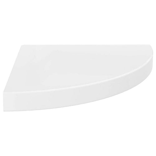 Phoebs Corner Wall- Mounted Shelf | White Honeycomb | Metal Accents | 14"
