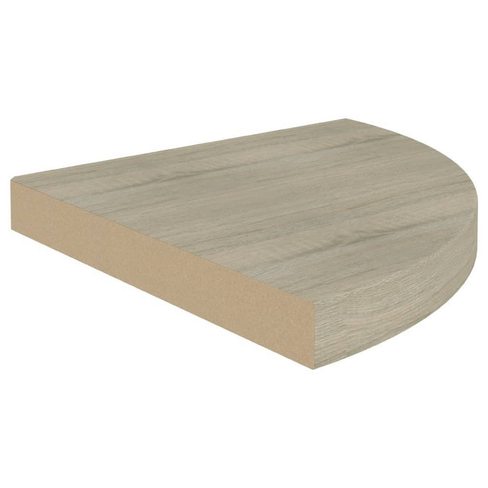 Phoebs Corner Wall- Mounted Shelf | Brown Honeycomb | Metal Accents | 14’’ BM339740
