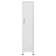 Sonia Rectangular Locker Cabinet w Shelf | Hanging Bar | Gray Steel BM339743