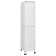 Sonia Rectangular Locker Cabinet w Shelf | Hanging Bar | Gray Steel BM339743