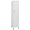 Sonia Rectangular Locker Cabinet w Shelf | Hanging Bar | Gray Steel