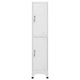 Sonia Rectangular Locker Cabinet w 2 Lockable Doors | Gray Steel BM339744