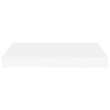 Yuna Floating Wall Shelf Set of 2 | White Honeycomb MDF | Metal Accents BM339747