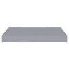 Yuna Floating Wall Shelf Set of 2 | Gray Honeycomb MDF | Metal Accents | 16’’ BM339748