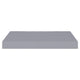 Yuna Floating Wall Shelf Set of 2 | Gray Honeycomb MDF | Metal Accents | 16’’ BM339748