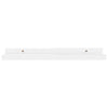 Suzzy Wall Mounting Shelves Set of 4 | Floating Design | Gloss White MDF | 16’’ BM339749