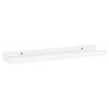 Suzzy Wall Mounting Shelves Set of 4 | Floating Design | Gloss White MDF | 16’’ BM339749