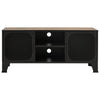 Andy TV Stand Media Cabinet | 2 Doors | 1 Shelf | 41’’ Brown and Black BM339757