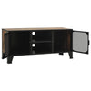 Andy TV Stand Media Cabinet | 2 Doors | 1 Shelf | 41’’ Brown and Black BM339757